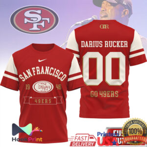 Darius Rucker San Francisco 49ers Go 49ers Football Fan Vintage T Shirt Darius Rucker San Francisco 49ers Go 49ers Football Fan Vintage T Shirt