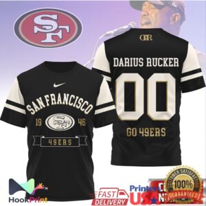 Darius Rucker San Francisco 49ers Go 49ers Football Fan Vintage T Shirt