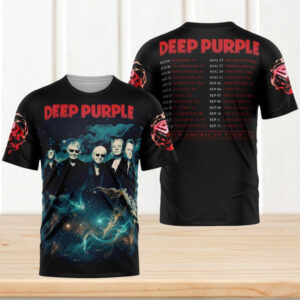 Deep Purple North American Tour 2026 Space Galaxy Retro Vintage Men Women Rock Fans T Shirt Deep Purple North American Tour 2026 Space Galaxy Retro Vintage Men Women Rock Fans T Shirt