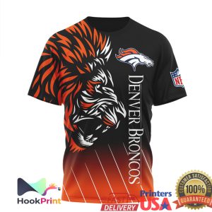 Denver Broncos Hakuna Matata The King United In Orange 3D All Over Print T Shirt