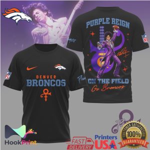 Denver Broncos Prince Purple Reign On The Field T Shirt