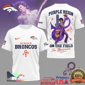 Denver Broncos Prince Purple Reign On The Field T Shirt
