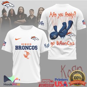 Denver Broncos x Korn Issues Doll Are You Ready Tribute T Shirt Denver Broncos x Korn Issues Doll Are You Ready Tribute T Shirt