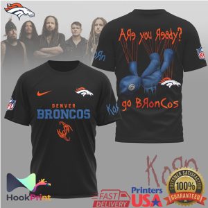 Denver Broncos x Korn Issues Doll Are You Ready Tribute T Shirt