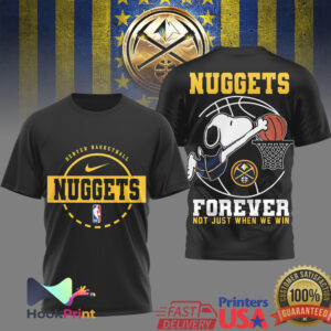 Denver Nuggets Basketball Snoopy Forever 2026 T Shirt