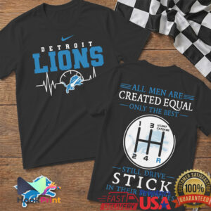 Detroit Lions Manual Gearbox Shirt Detroit Football Drive Stick T Shirt
