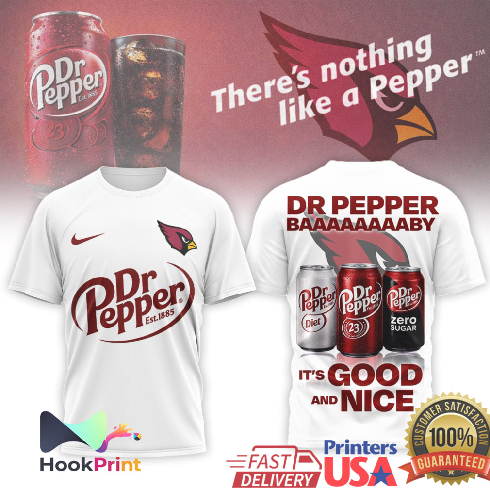 Dr Pepper x Arizona Cardinals Nothing Like a Pepper Fan T Shirt Dr Pepper x Arizona Cardinals Nothing Like a Pepper Fan T Shirt