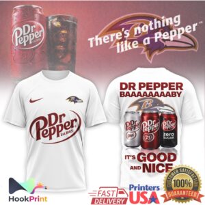 Dr Pepper x Baltimore Ravens Baaaaaaaaby Official T Shirt Dr Pepper x Baltimore Ravens Baaaaaaaaby Official T Shirt