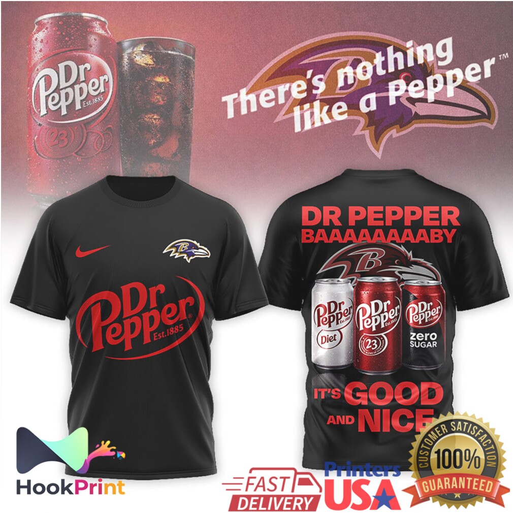 Dr Pepper x Baltimore Ravens Baaaaaaaaby Official T Shirt Dr Pepper x Baltimore Ravens Baaaaaaaaby Official T Shirt