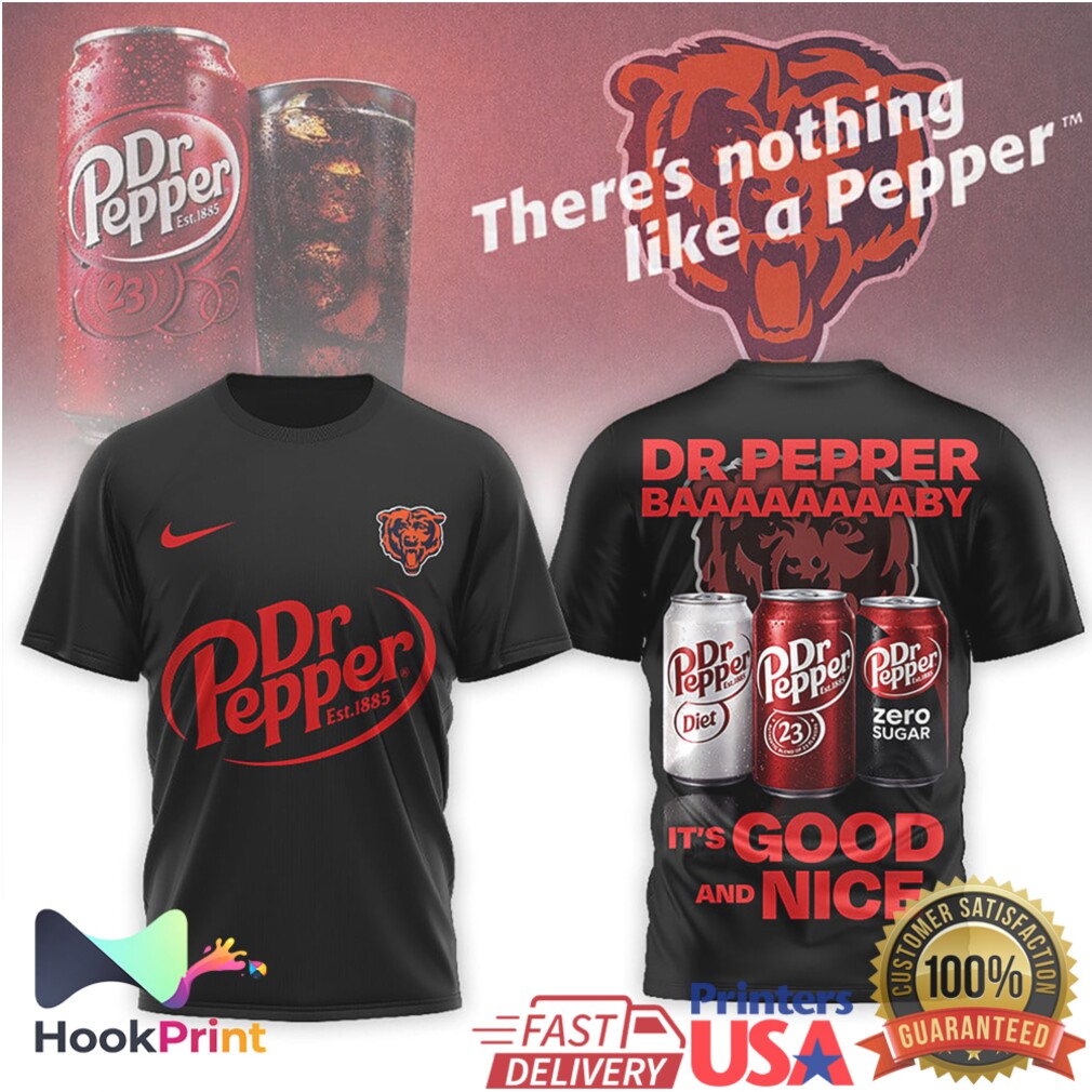 Dr Pepper x Chicago Bears It’s Good and Nice Fan T Shirt Dr Pepper x Chicago Bears It’s Good and Nice Fan T Shirt