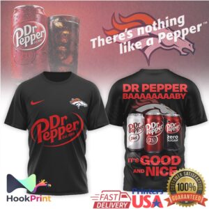 Dr Pepper x Denver Broncos Nothing Like a Pepper NFL T Shirt