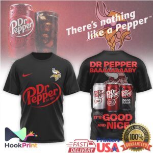 Dr Pepper x Minnesota Vikings NFL Mascot Graphic T Shirt