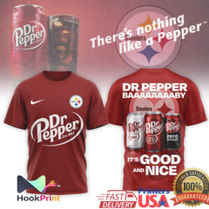 Dr Pepper x Pittsburgh Slers Nothing Like a Pepper NFL T Shirt