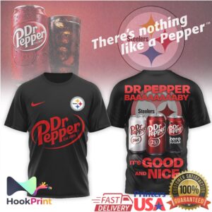 Dr Pepper x Pittsburgh Slers Nothing Like a Pepper NFL T Shirt