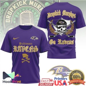 Dropkick Murphys Baltimore Ravens Go Ravens 2026 Vintage Style Fan Gift T Shirt