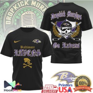 Dropkick Murphys Baltimore Ravens Go Ravens 2026 Vintage Style Fan Gift T Shirt
