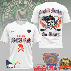 Dropkick Murphys Chicago Bears Go Bears 2026 Vintage Football Fan T Shirt Dropkick Murphys Chicago Bears Go Bears 2026 Vintage Football Fan T Shirt