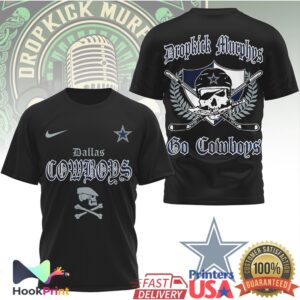 Dropkick Murphys Dallas Cowboys Go Cowboys Vintage Style Fans For T Shirt