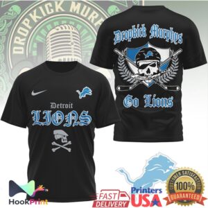 Dropkick Murphys Detroit Lions Go Lions 2026 Retro Motor City Fan T Shirt