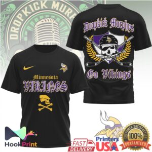 Dropkick Murphys Minnesota Vikings Go Vikings 2026 Retro Nordic Fan T Shirt