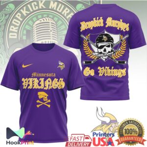 Dropkick Murphys Minnesota Vikings Go Vikings 2026 Retro Nordic Fan T Shirt