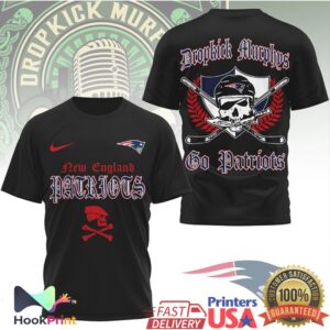 Dropkick Murphys New England Patriots Go Patriots 2026 Retro Sport Fan T Shirt