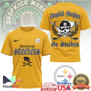 Dropkick Murphys Pittsburgh Steelers Go Steelers 2026 Vintage Steel City Fan T Shirt