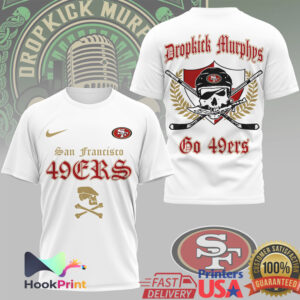 Dropkick Murphys San Francisco 49ers Go 49ers 2026 Retro Gold Fan T Shirt Dropkick Murphys San Francisco 49ers Go 49ers 2026 Retro Gold Fan T Shirt