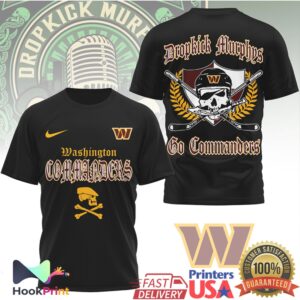 Dropkick Murphys Washington Commanders Go Commanders 2026 Vintage Heritage Fan T Shirt