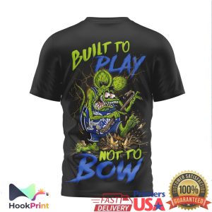 Duke Blue Devils Built To Play Not To Bow Cartoon Mascot T Shirt