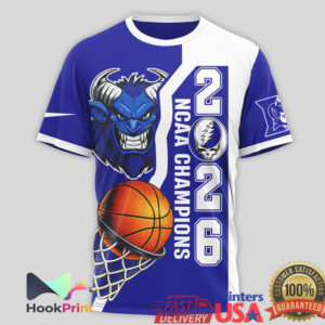 Duke Blue Devils NCAA Champions 2026 Custom Name Grateful Dead Dancing Bears T Shirt