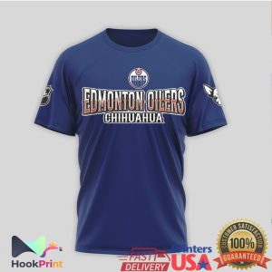 Edmonton Oilers Chihuahua I Choose Violence NHL Fan Graphic T Shirt
