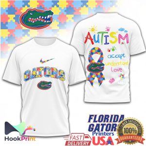 Florida Gators Autism Awareness Accept Understand Love T Shirt