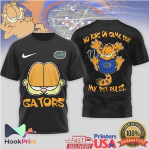 Florida Gators Garfield No King On Game Day My Pet Rules T Shirt Florida Gators Garfield No King On Game Day My Pet Rules T Shirt