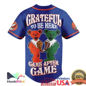 Florida Gators Grateful Dead Dancing Bears Baseball Jersey