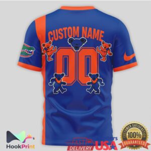 Florida Gators NCAA Basketball Champions 2026 Grateful Dead Dancing Bears Custom Name Fans T Shirt