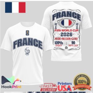 France National Team FIFA World Cup 2026 Pride Passion Glory Men Women T Shirt