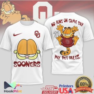 Garfield Oklahoma Sooners Game Day No King T Shirt