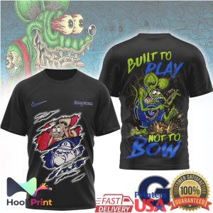 Georgetown Hoyas Built To Play Not To Bow Streetwear Rat T Shirt