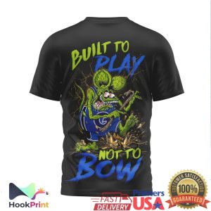 Georgetown Hoyas Built To Play Not To Bow Streetwear Rat T Shirt
