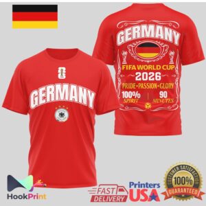 Germany National Football Team FIFA rld Cup 2026 Pride Passion T Shirt