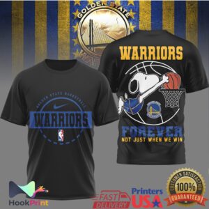 Golden State Warriors Basketball Snoopy Forever 2026 T Shirt
