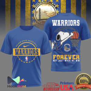 Golden State Warriors Basketball Snoopy Forever 2026 T Shirt
