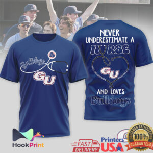Gonzaga Bulldogs Never Underestimate A Nurse Who Understands Baseball Men’s Fan 2026 T Shirt Gonzaga Bulldogs Never Underestimate A Nurse Who Understands Baseball Men’s Fan 2026 T Shirt