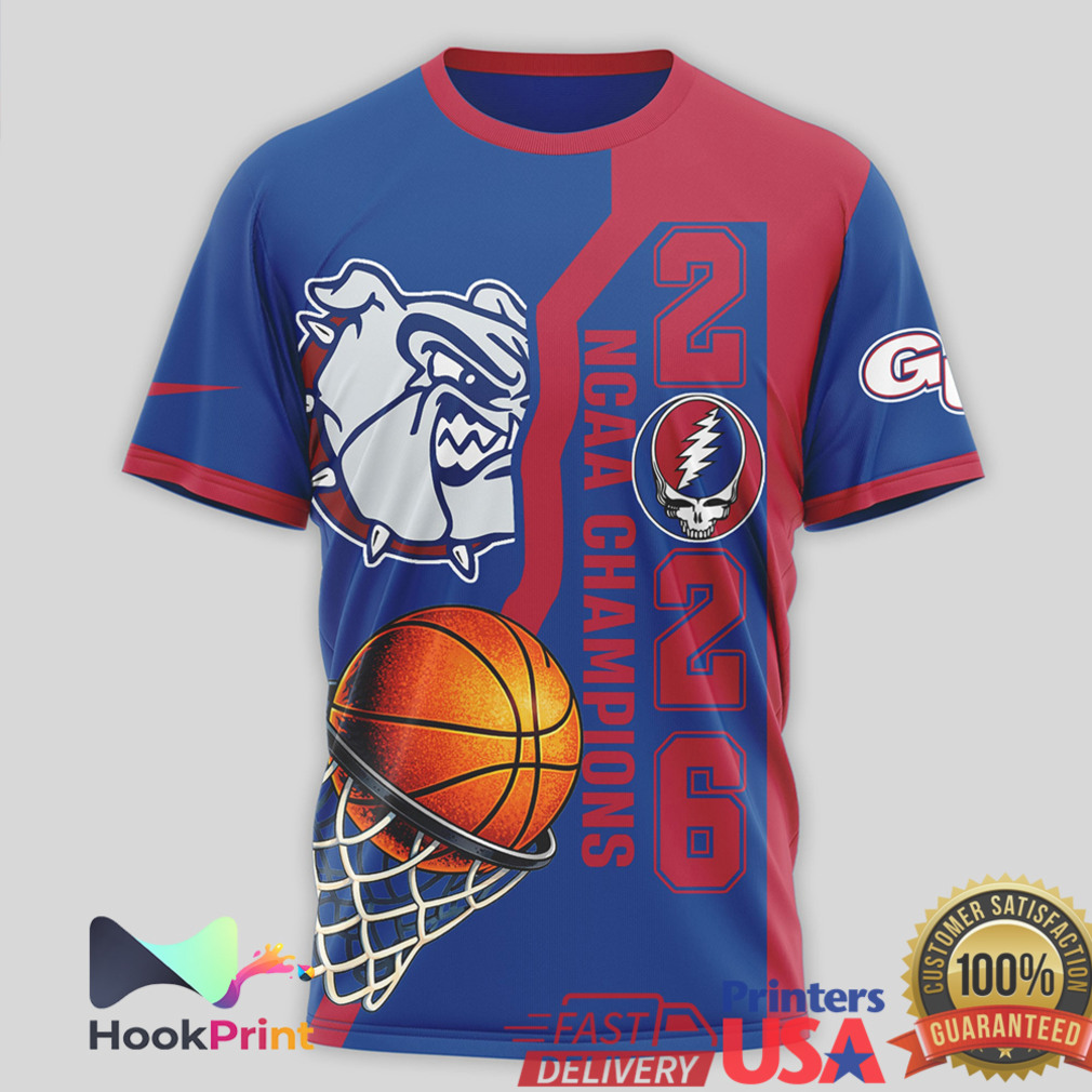 Grateful Dead Gonzaga Bulldogs NCAA Basketball Champions 2026 Retro Style Custom Fans Men T Shirt Grateful Dead Gonzaga Bulldogs NCAA Basketball Champions 2026 Retro Style Custom Fans Men T Shirt