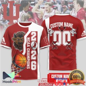 Grateful Dead Indiana Hoosiers NCAA Basketball Champions 2026 Retro Style Custom Fans Men T Shirt Grateful Dead Indiana Hoosiers NCAA Basketball Champions 2026 Retro Style Custom Fans Men T Shirt