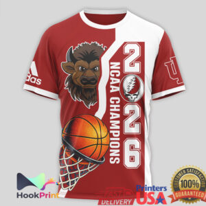 Grateful Dead Indiana Hoosiers NCAA Basketball Champions 2026 Retro Style Custom Fans Men T Shirt