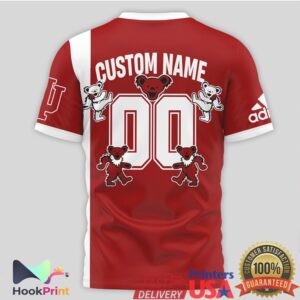 Grateful Dead Indiana Hoosiers NCAA Basketball Champions 2026 Retro Style Custom Fans Men T Shirt