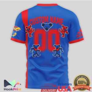 Grateful Dead Kansas Jayhawks NCAA Basketball Champions 2026 Retro Style Custom Fans Men T Shirt