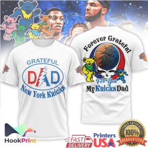Grateful Dead New York Knicks Dad Dancing Bears NBA Basketball T Shirt Grateful Dead New York Knicks Dad Dancing Bears NBA Basketball T Shirt